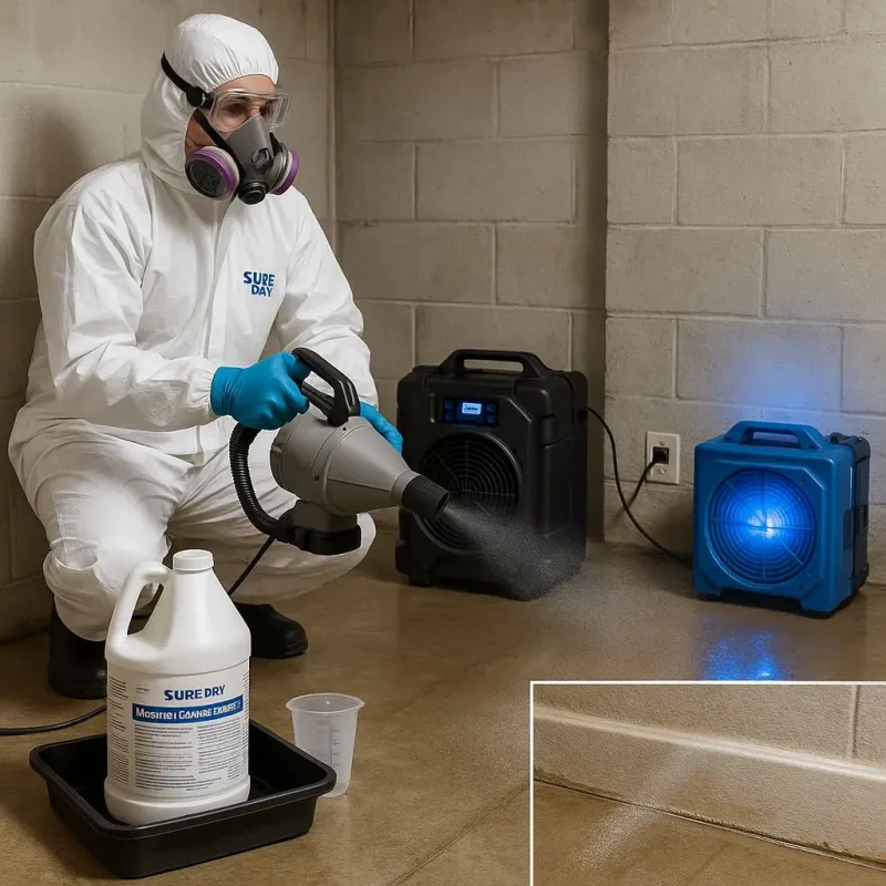 Sanitization and Odor Removal process in Alamance County, NC