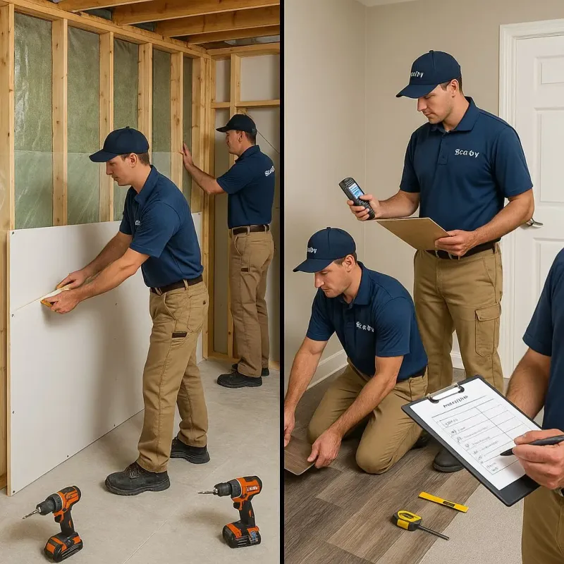 Repairs and Reconstruction process in Alamance County, NC